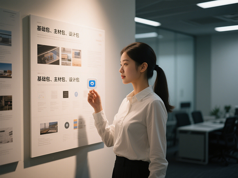 辦公室裝修基礎(chǔ)包、主材包、設(shè)計(jì)包